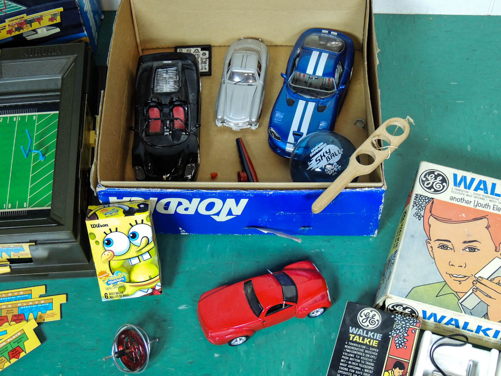 Vintage 1970s Electronic Football Game and Toys