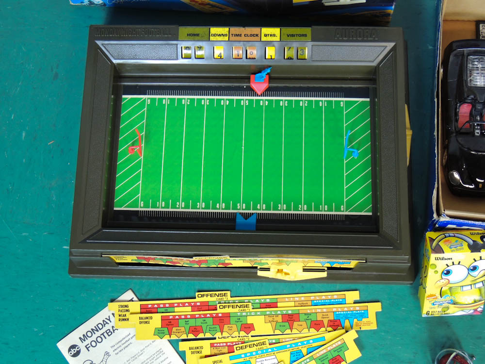 Vintage 1970s Electronic Football Game and Toys