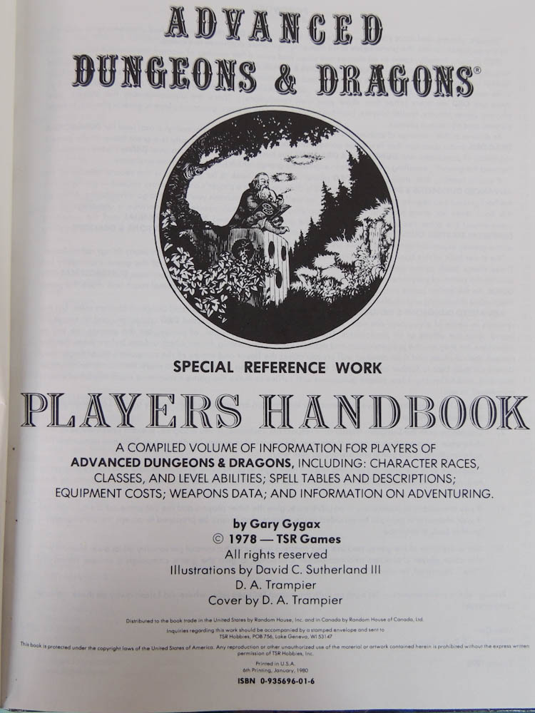 Vintage Dungeons and Dragons Books