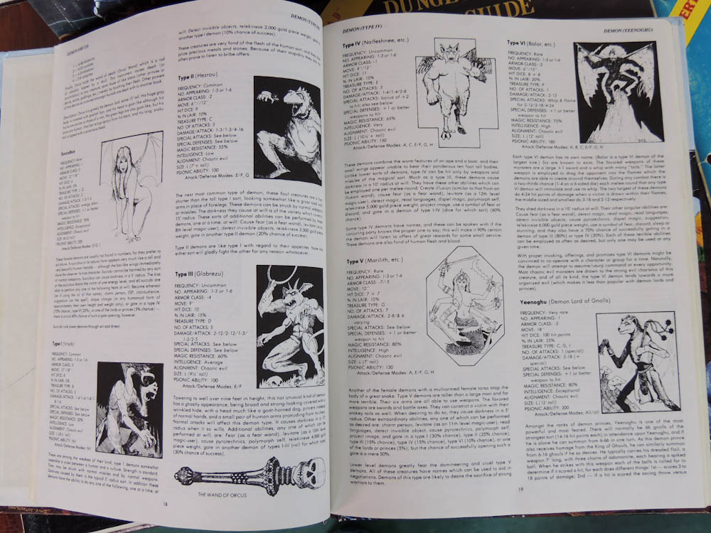 Vintage Dungeons and Dragons Books