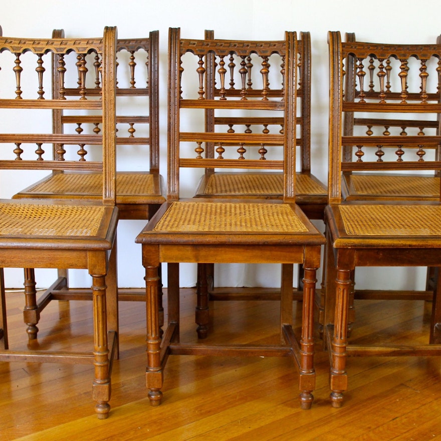 Antique Walnut Dining Chairs