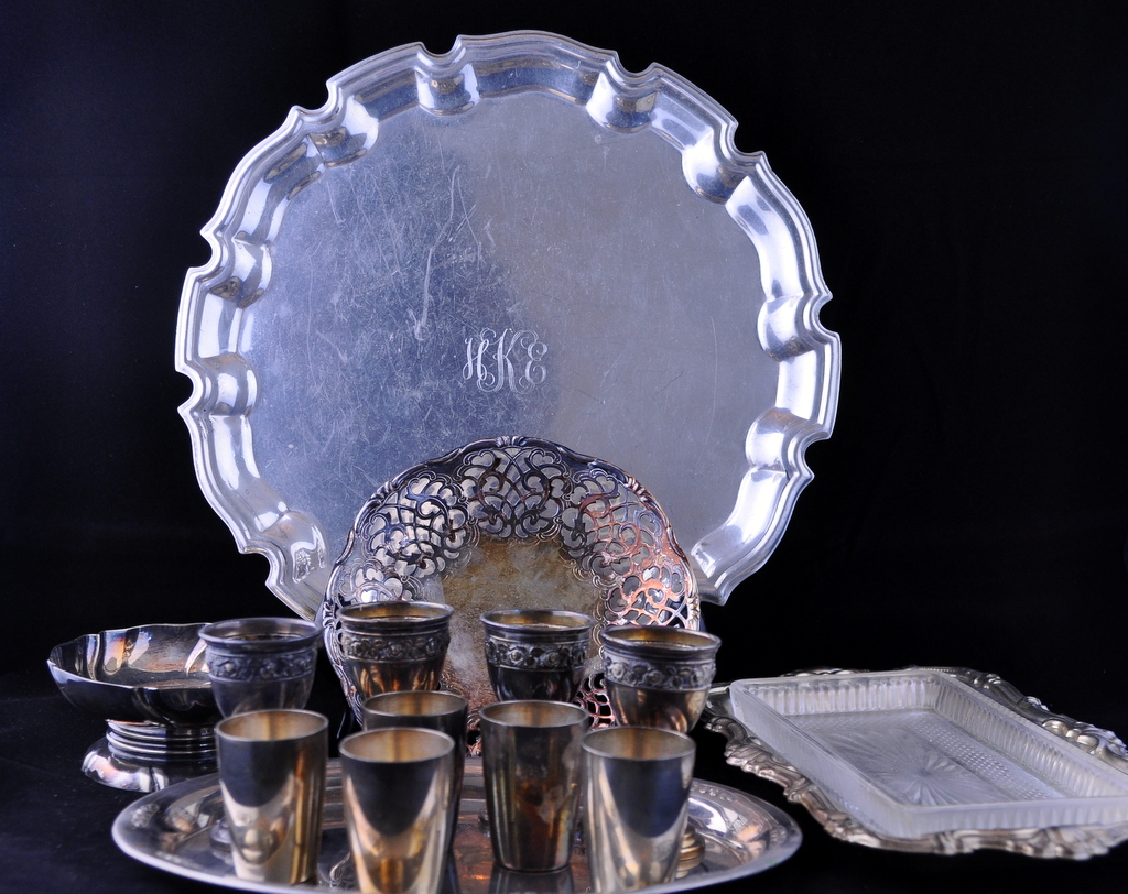 830 Silver and Other Silver Plate Items