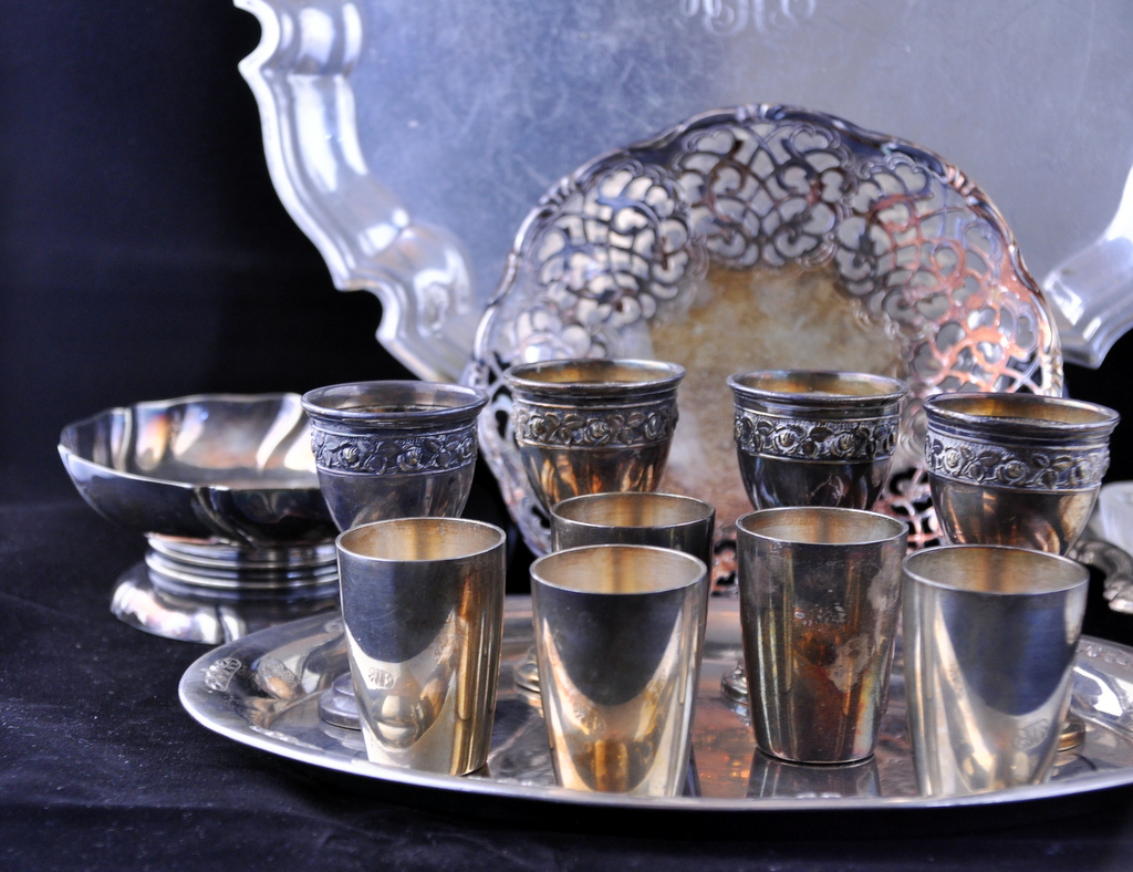 830 Silver and Other Silver Plate Items