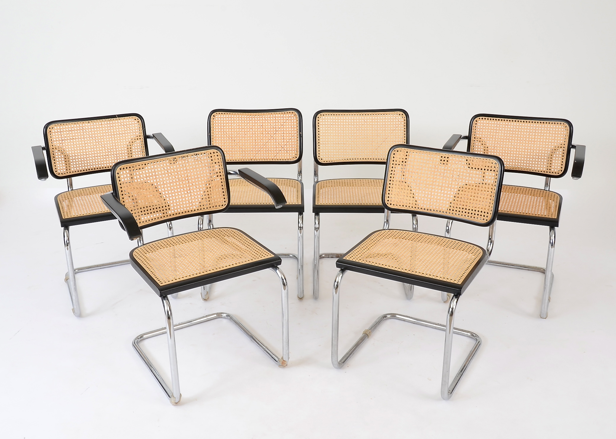 Six Contemporary Cesca Style Chairs