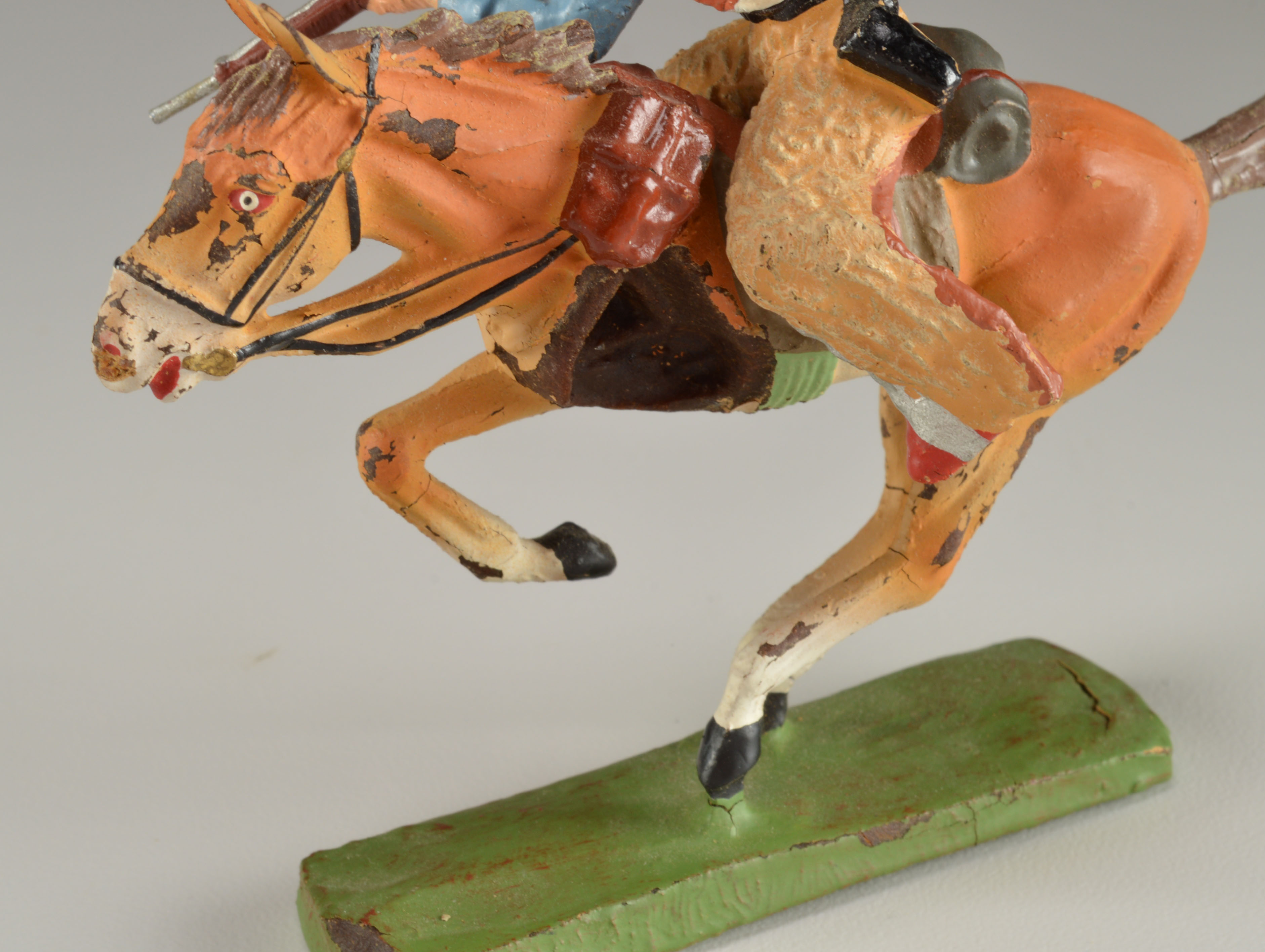 Elastolin 1950's Hand Painted "Cowboys and Indians" Figures 