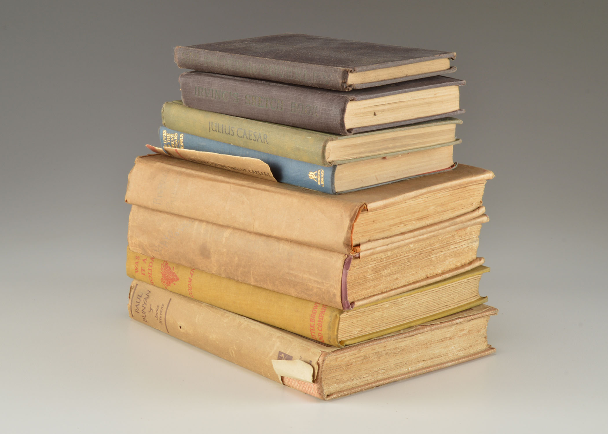 Eight Hardcover Books