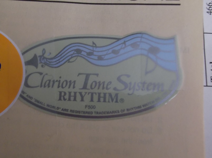 Small World Rhythm Musical Mechanical Movement Wall Clock