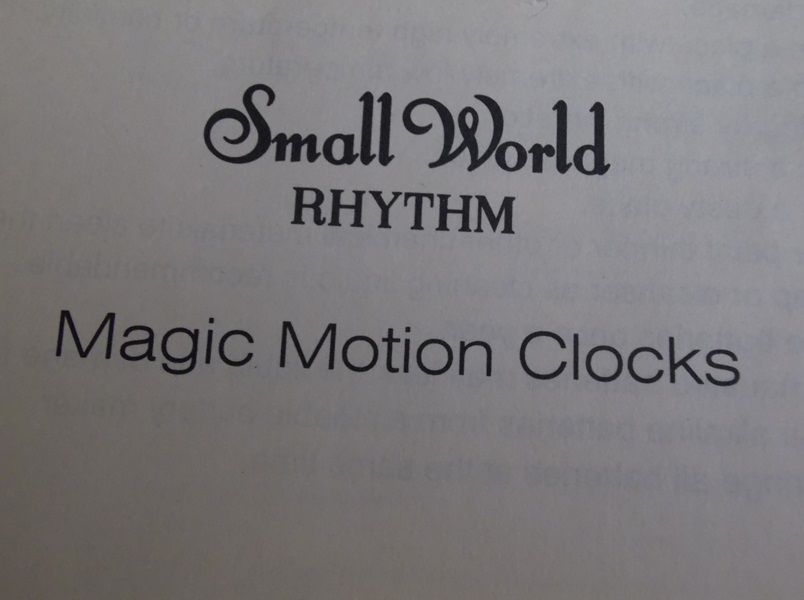 Small World Rhythm Musical Mechanical Movement Wall Clock