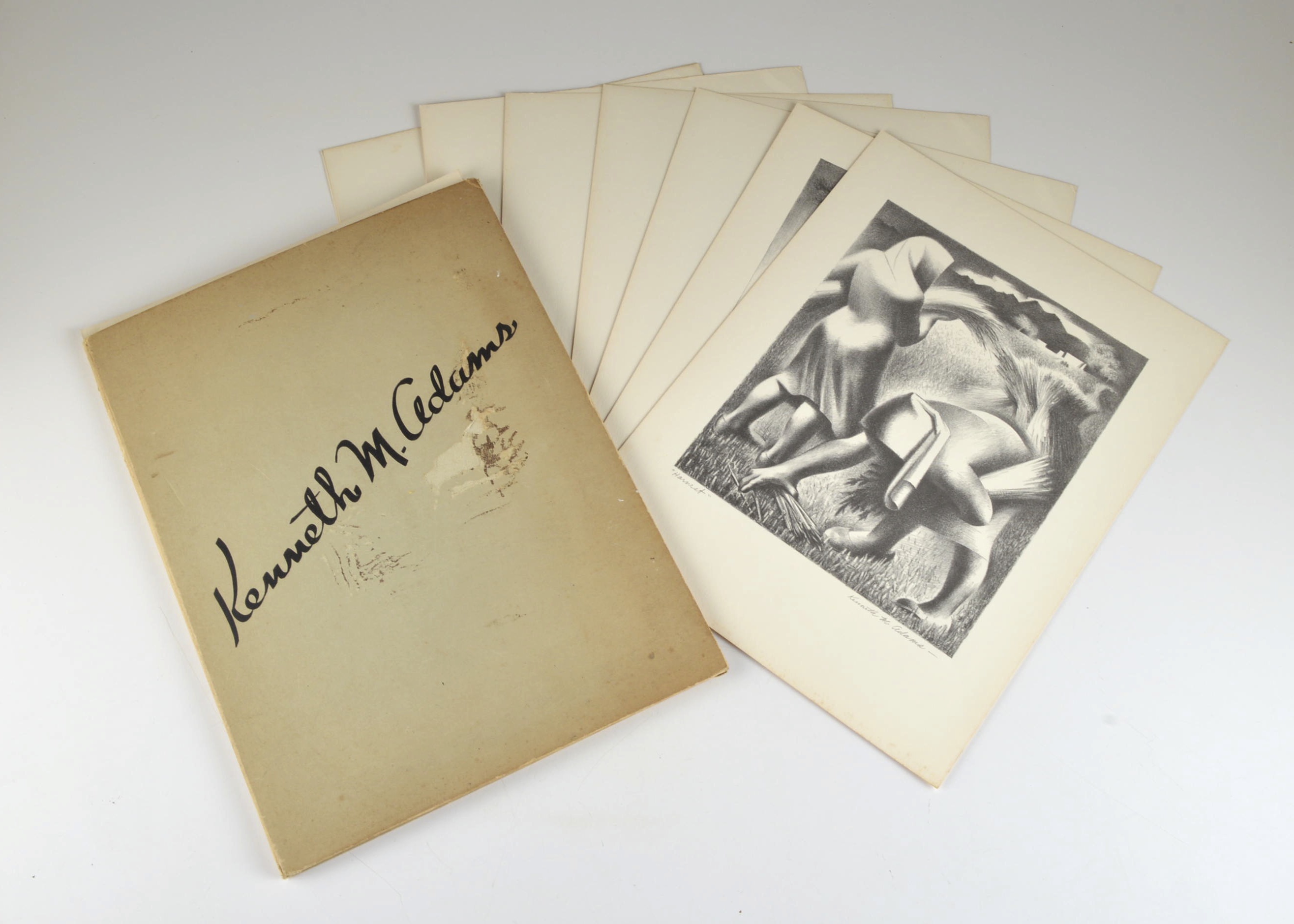 Kenneth M. Adams Portfolio of Photo Offset LIthographs