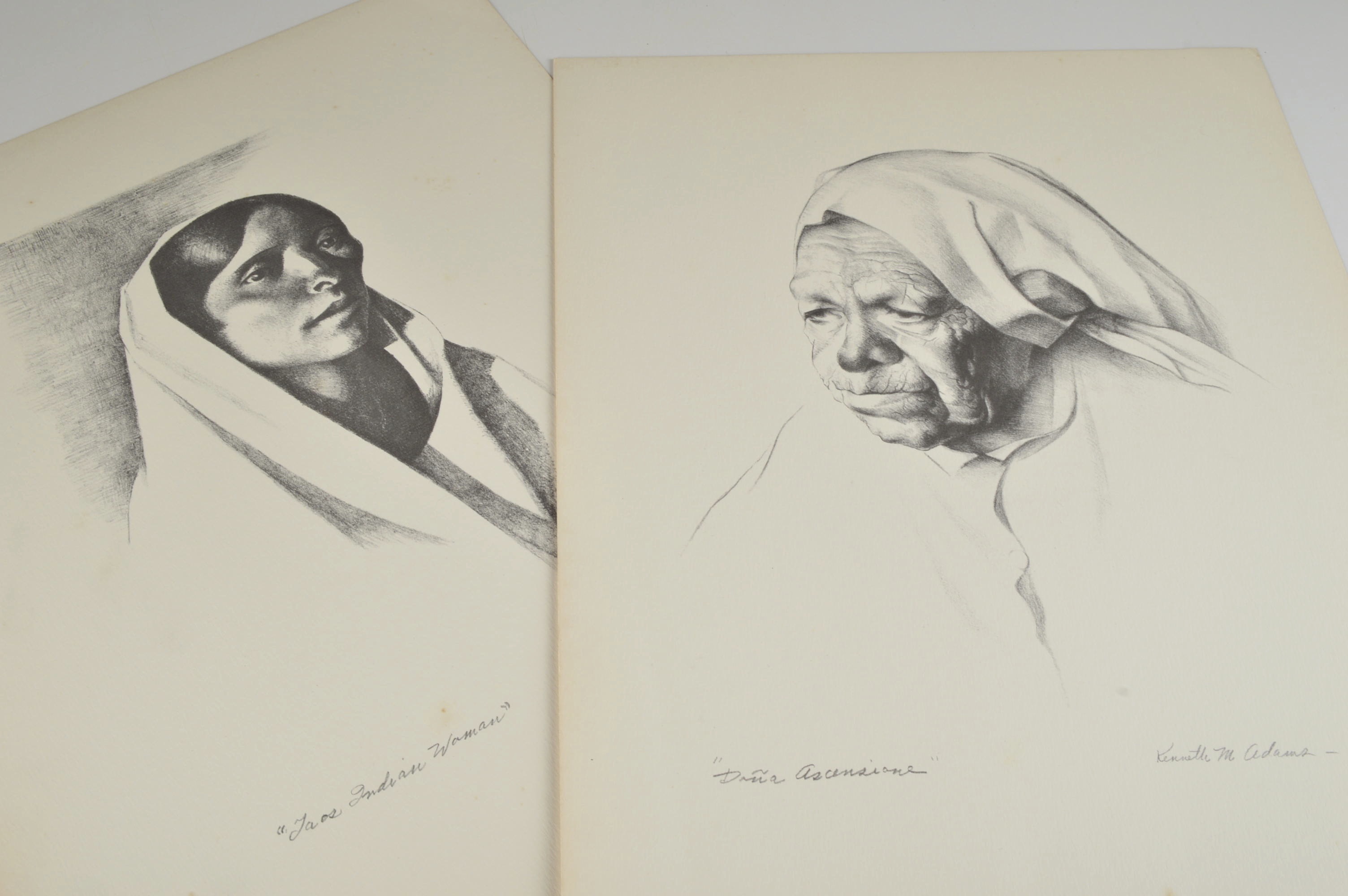 Kenneth M. Adams Portfolio of Photo Offset LIthographs