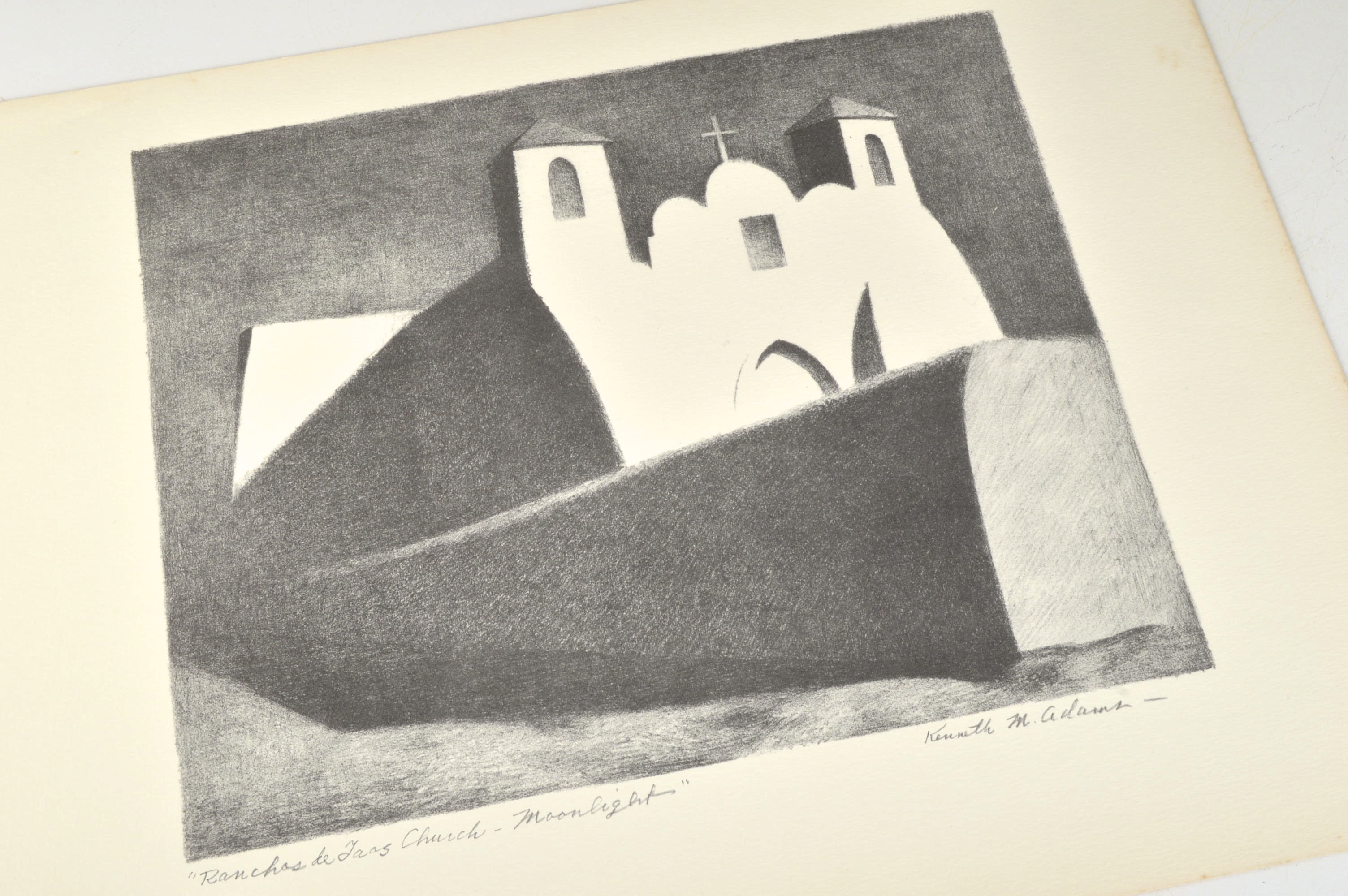 Kenneth M. Adams Portfolio of Photo Offset LIthographs