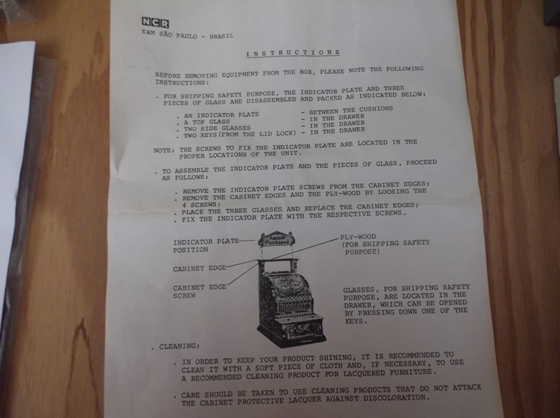1984 Reproduction National Cash Register EBTH