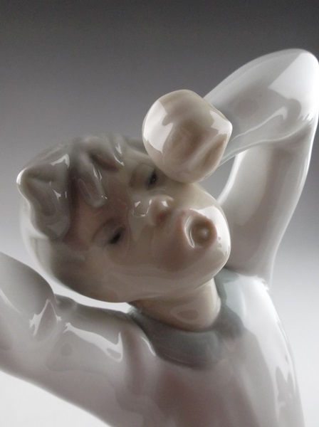 Lladro Yawning Boy Figurine