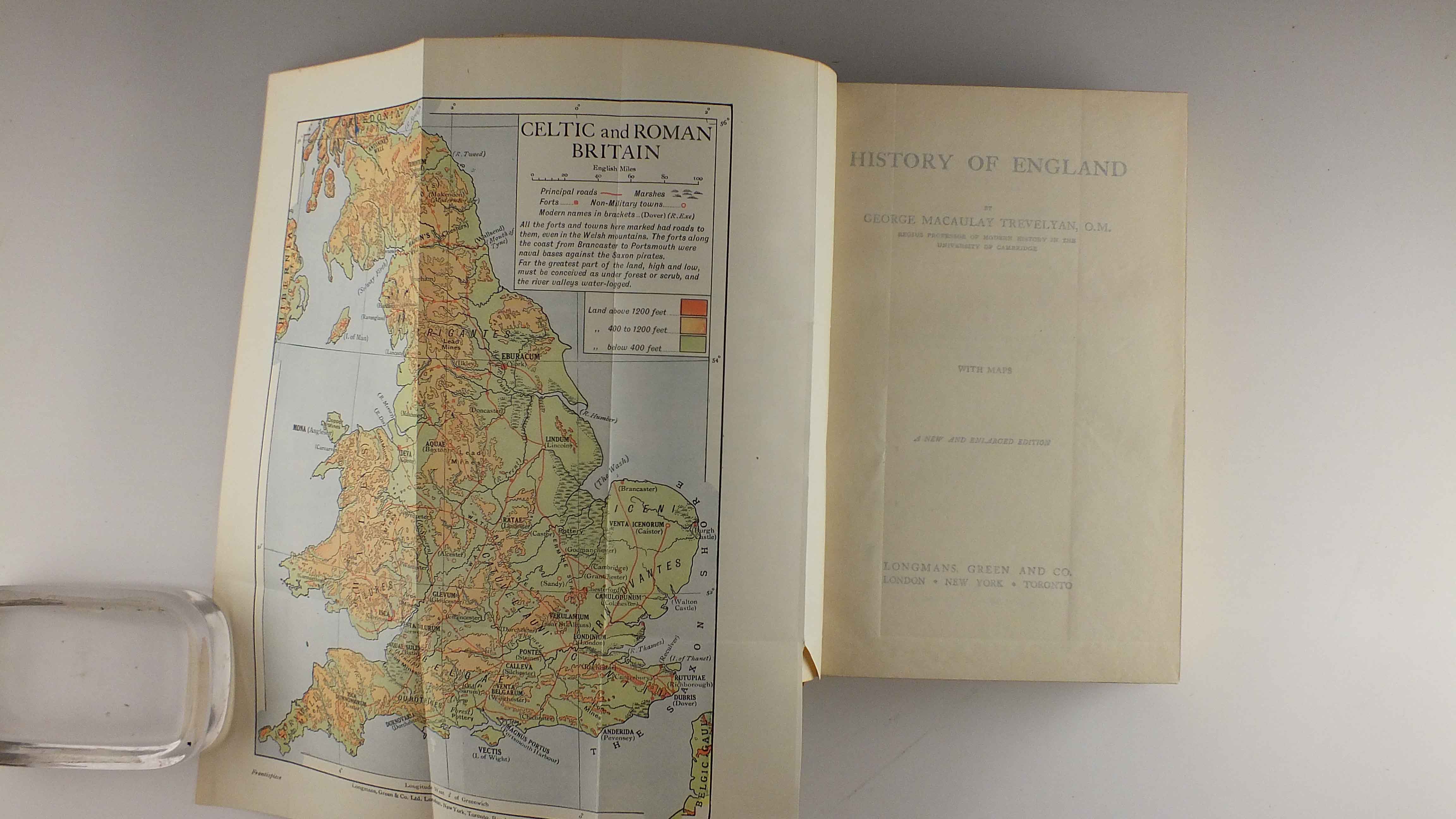 1937 "History of England" by George Macaulay Trevelyn 