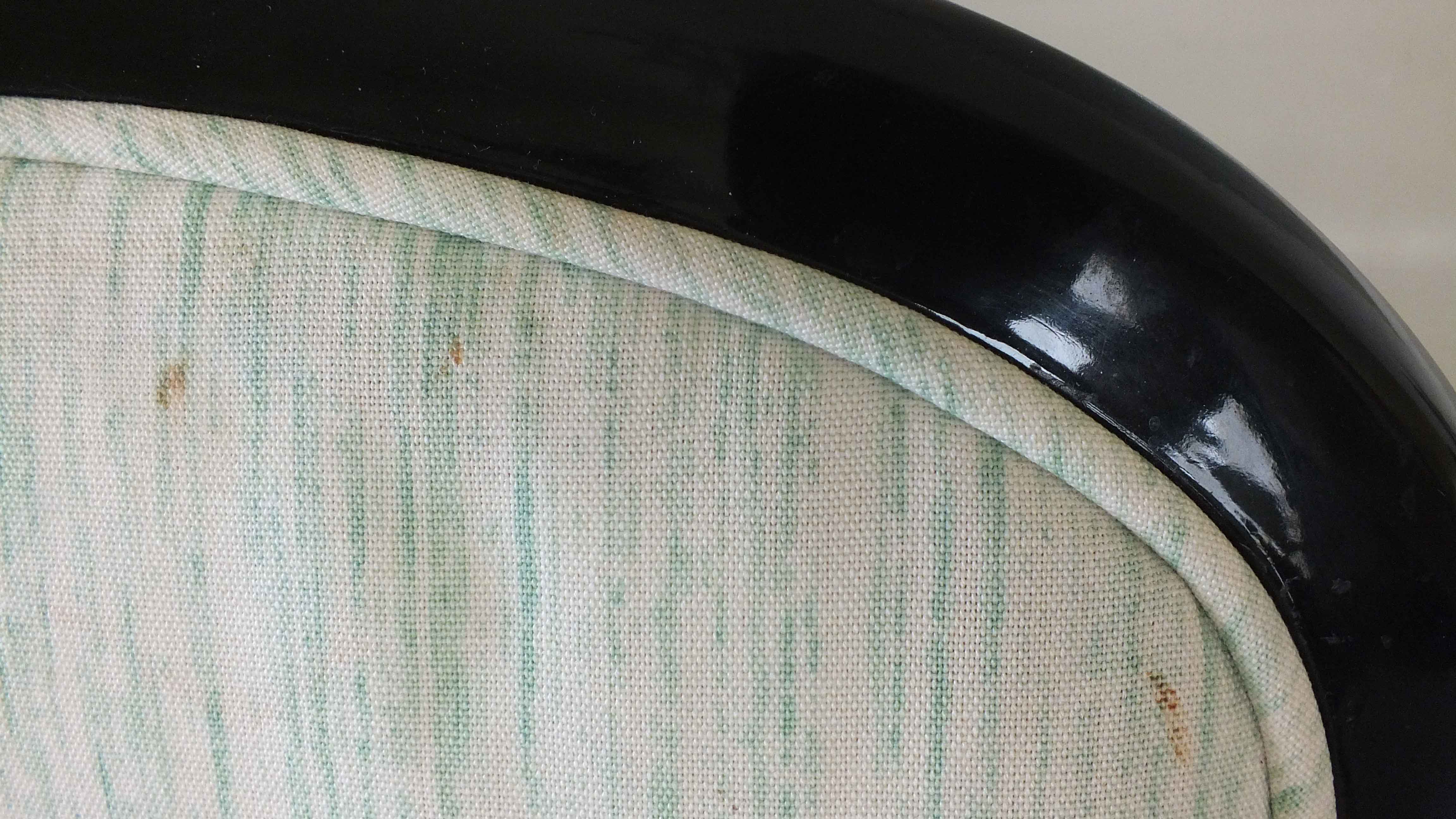  Vintage Lane "Lido" Black Lacquer Dining Room Table and Chairs