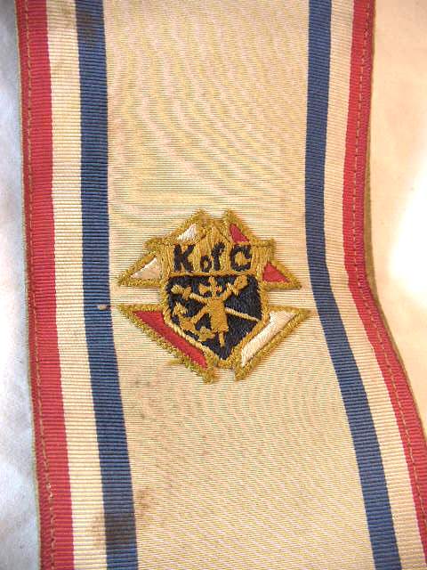 Ceremonial Knights of Columbus Sword and Sash