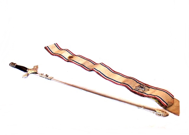 Ceremonial Knights of Columbus Sword and Sash