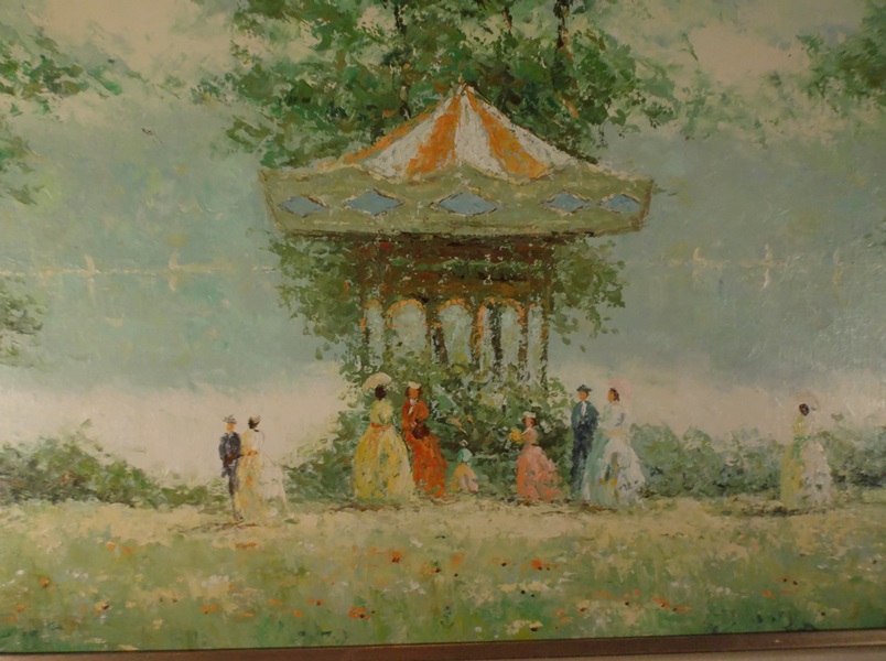 Henri Du Bois Impressionist Oil on Canvas