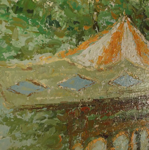 Henri Du Bois Impressionist Oil on Canvas