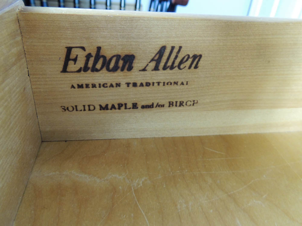 Vintage Ethan Allen Maple Desk