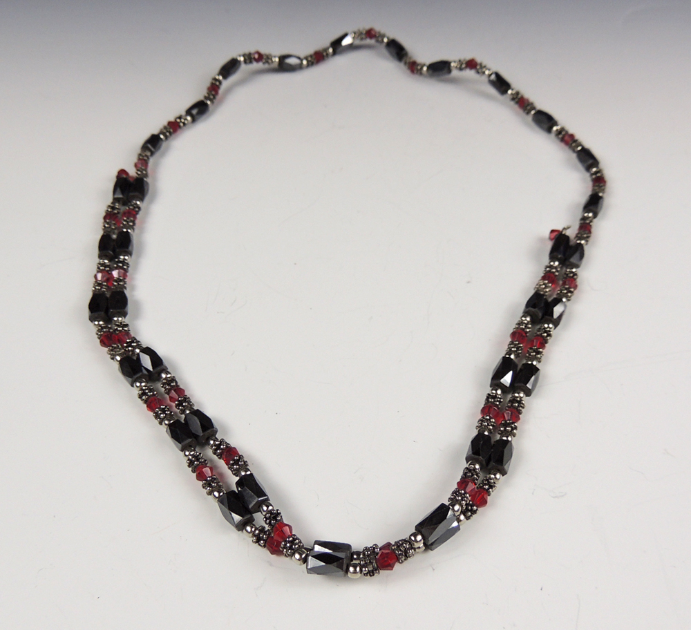 Sterling and Pearl Bracelet, Seahorse Brooch & Magnetic Necklace