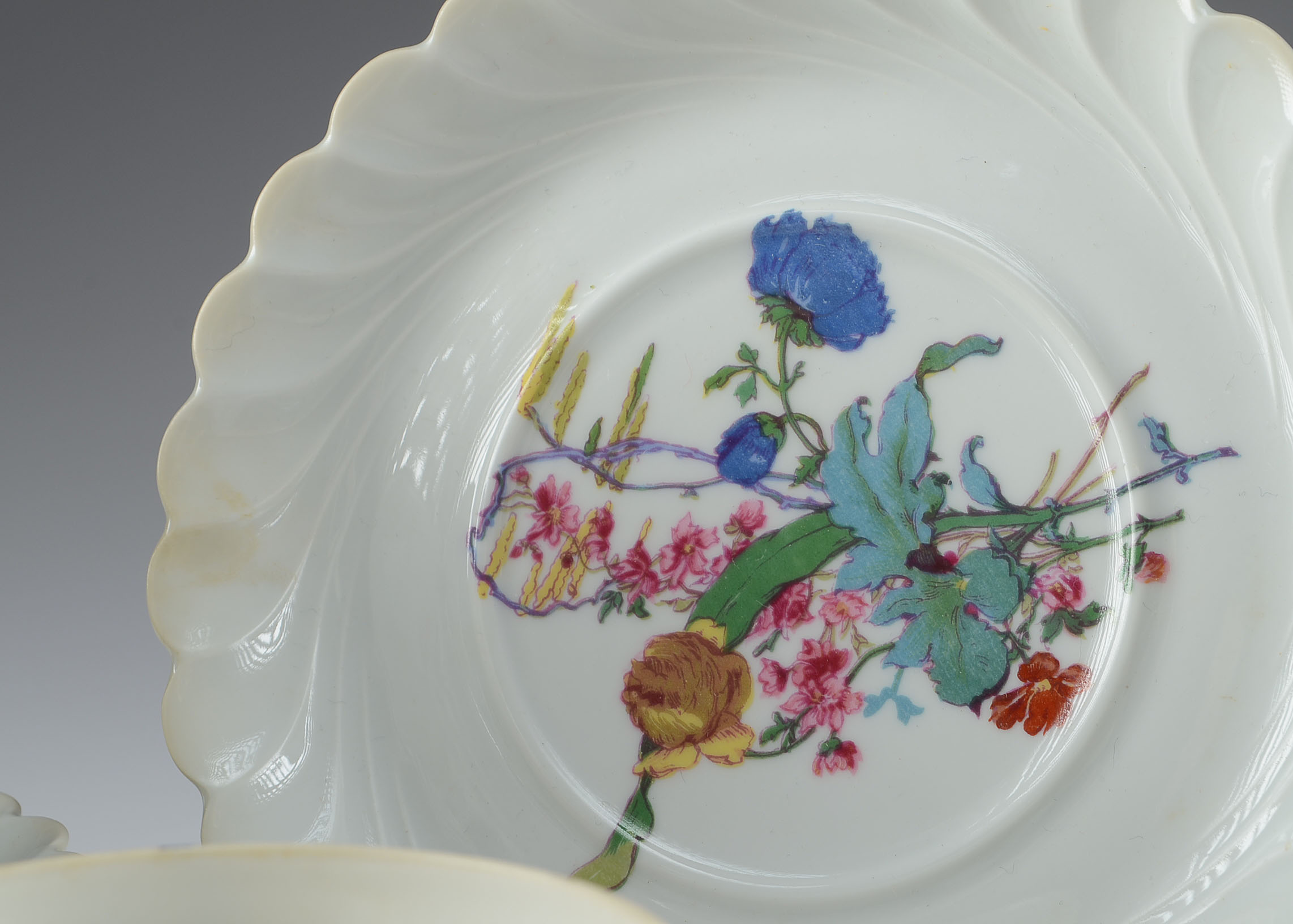 Haviland Limoges Floral Swirl Six Service Coffee Cups