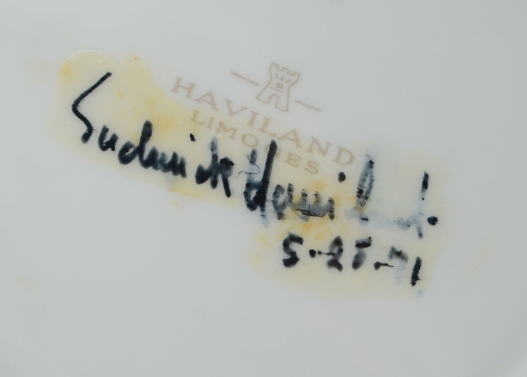 Haviland Limoges Floral Swirl Six Service Coffee Cups