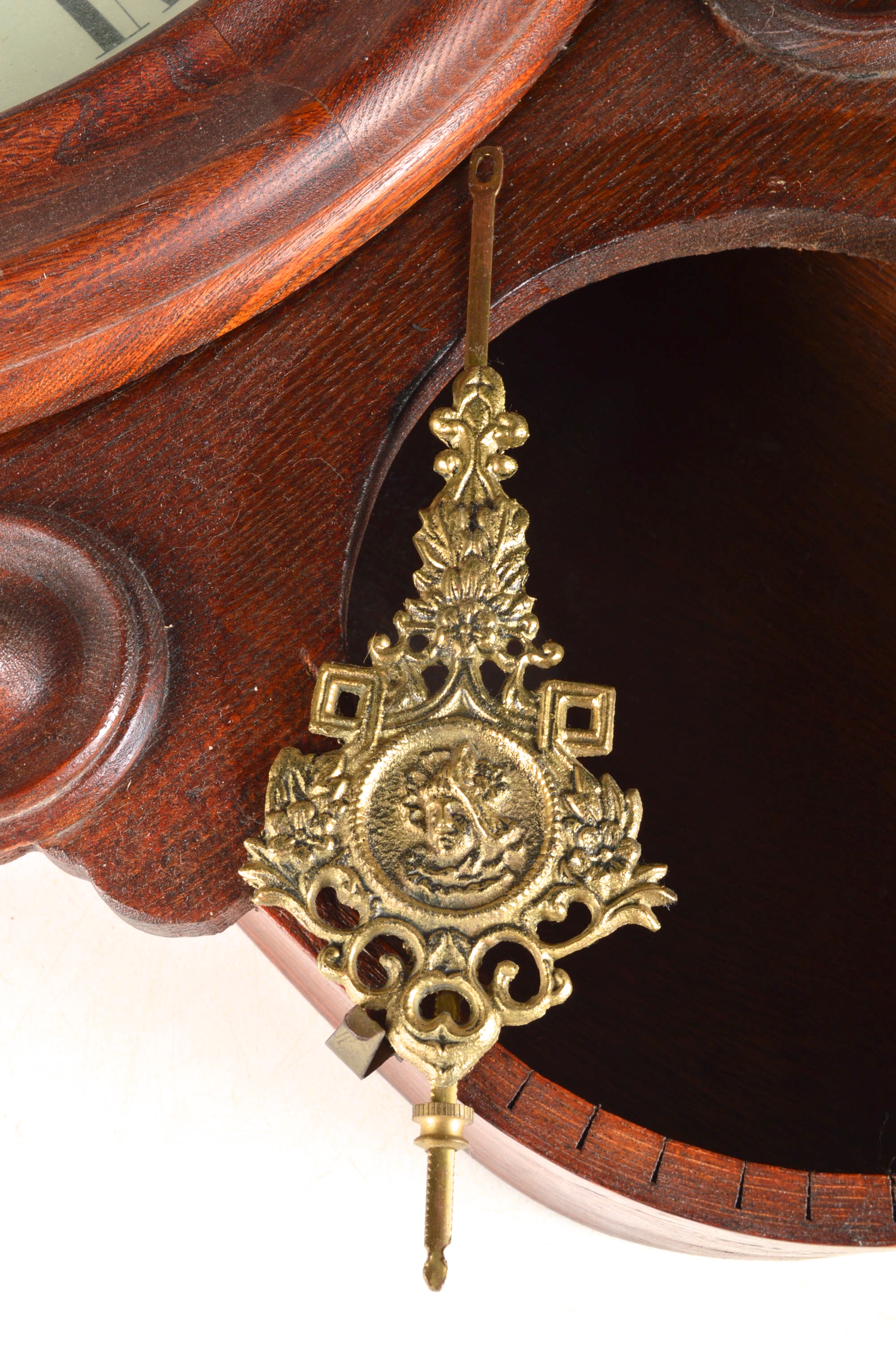 Vintage Round Regulator Style Wall Clock