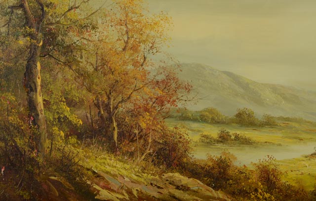 Original Acrylic on Canvas Signed R. Hansen 