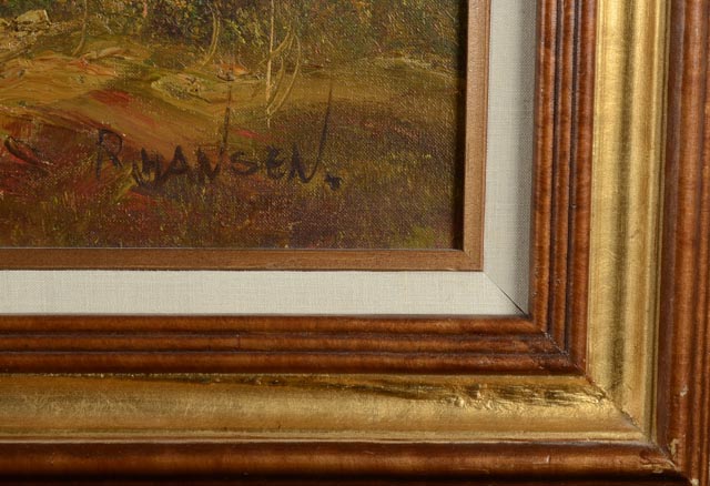 Original Acrylic on Canvas Signed R. Hansen 