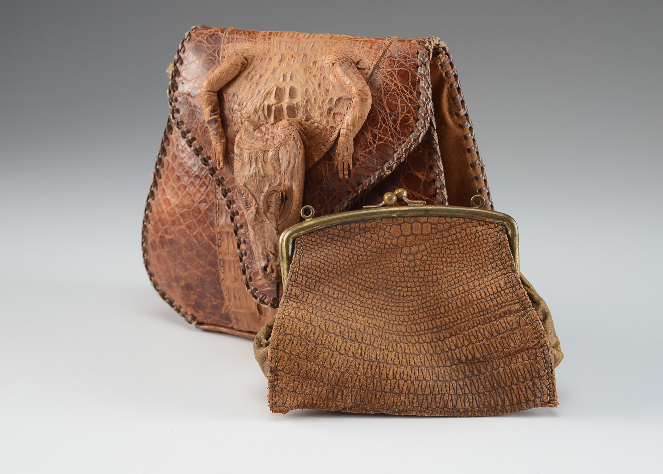 Vintage Baby Alligator Purse