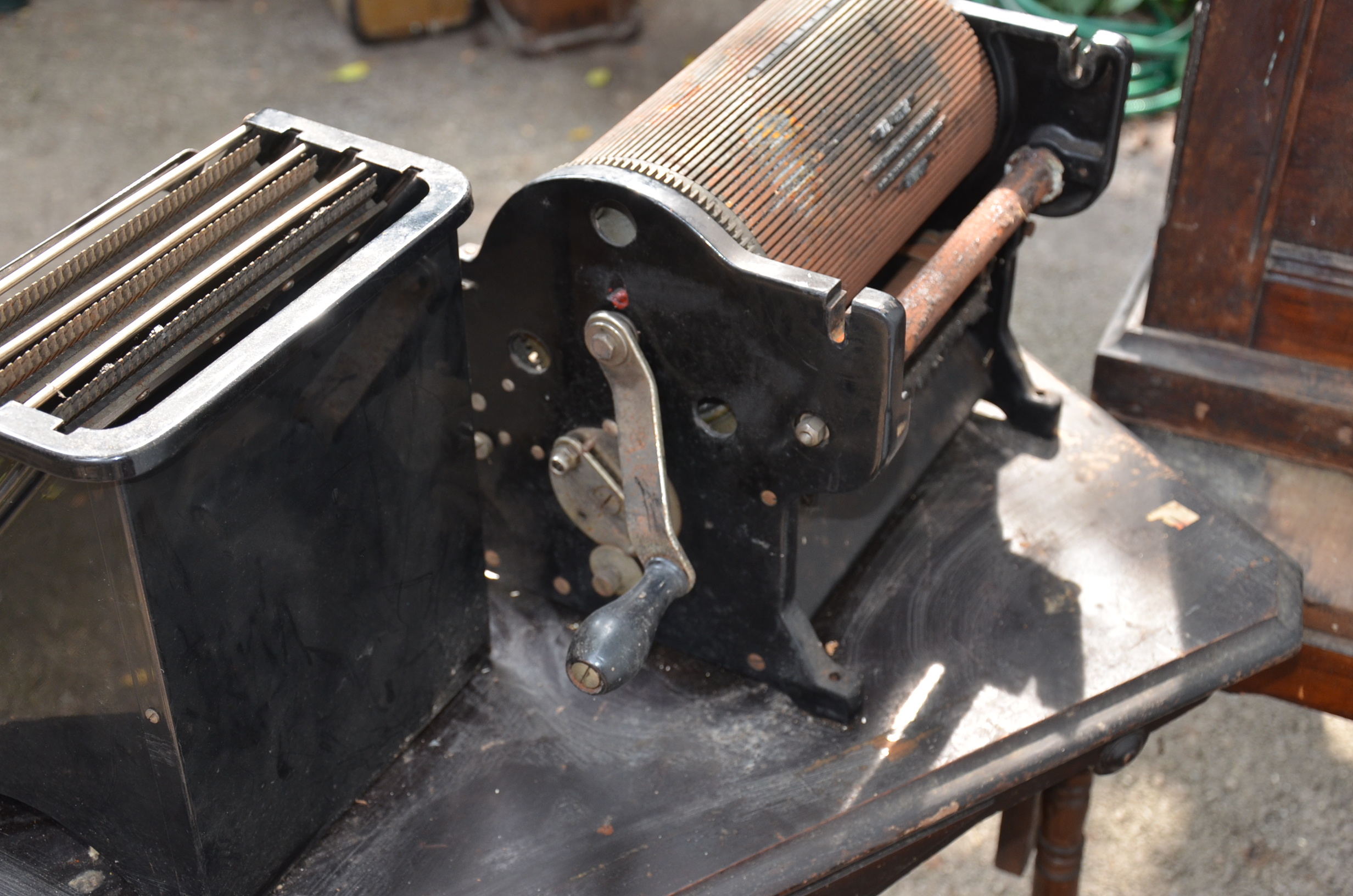 Antique Amberg Patented Letter File Cabinet