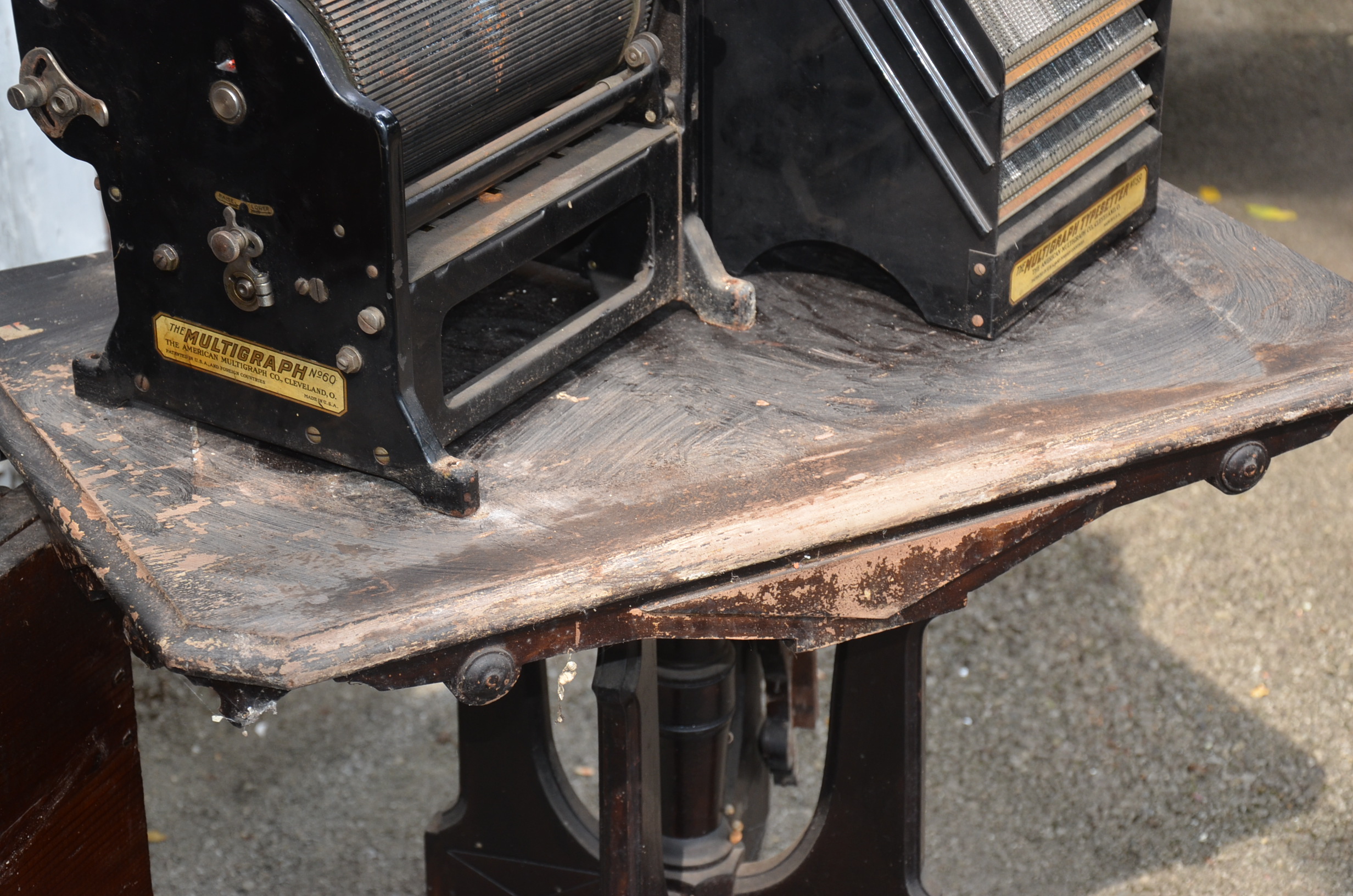 Antique Amberg Patented Letter File Cabinet