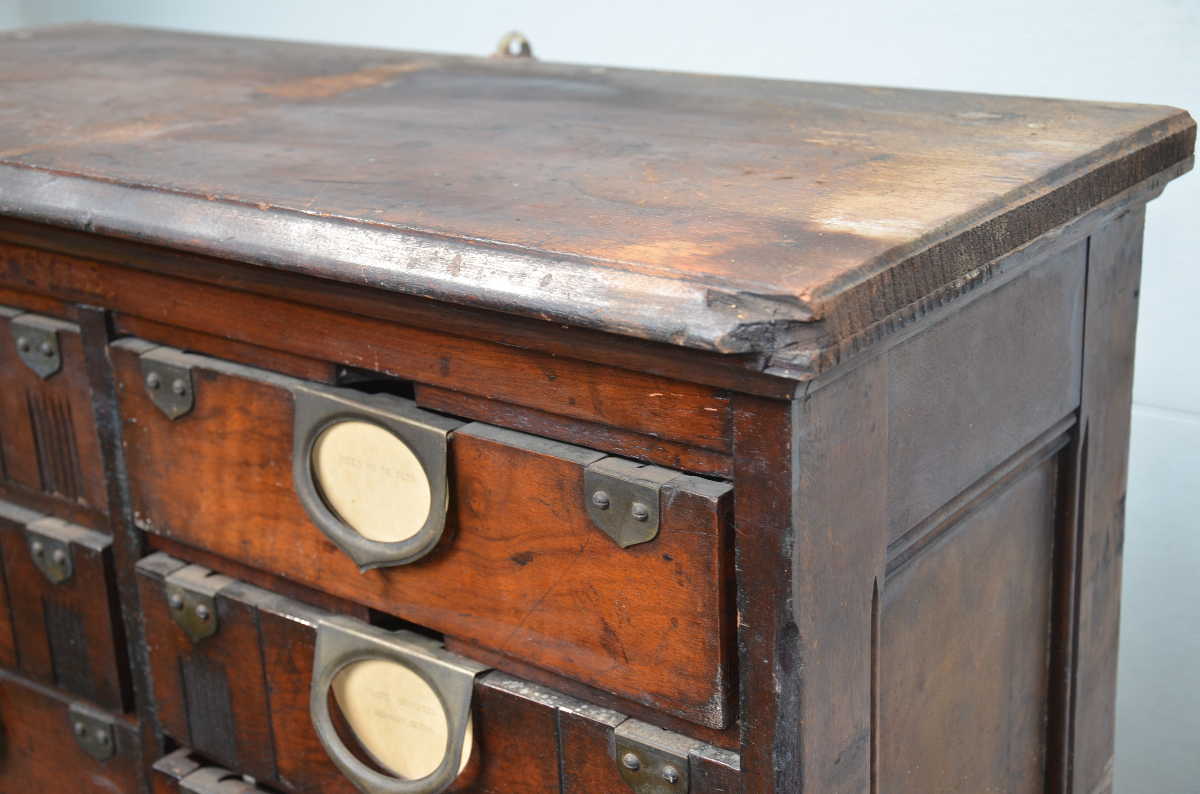 Antique Amberg Patented Letter File Cabinet