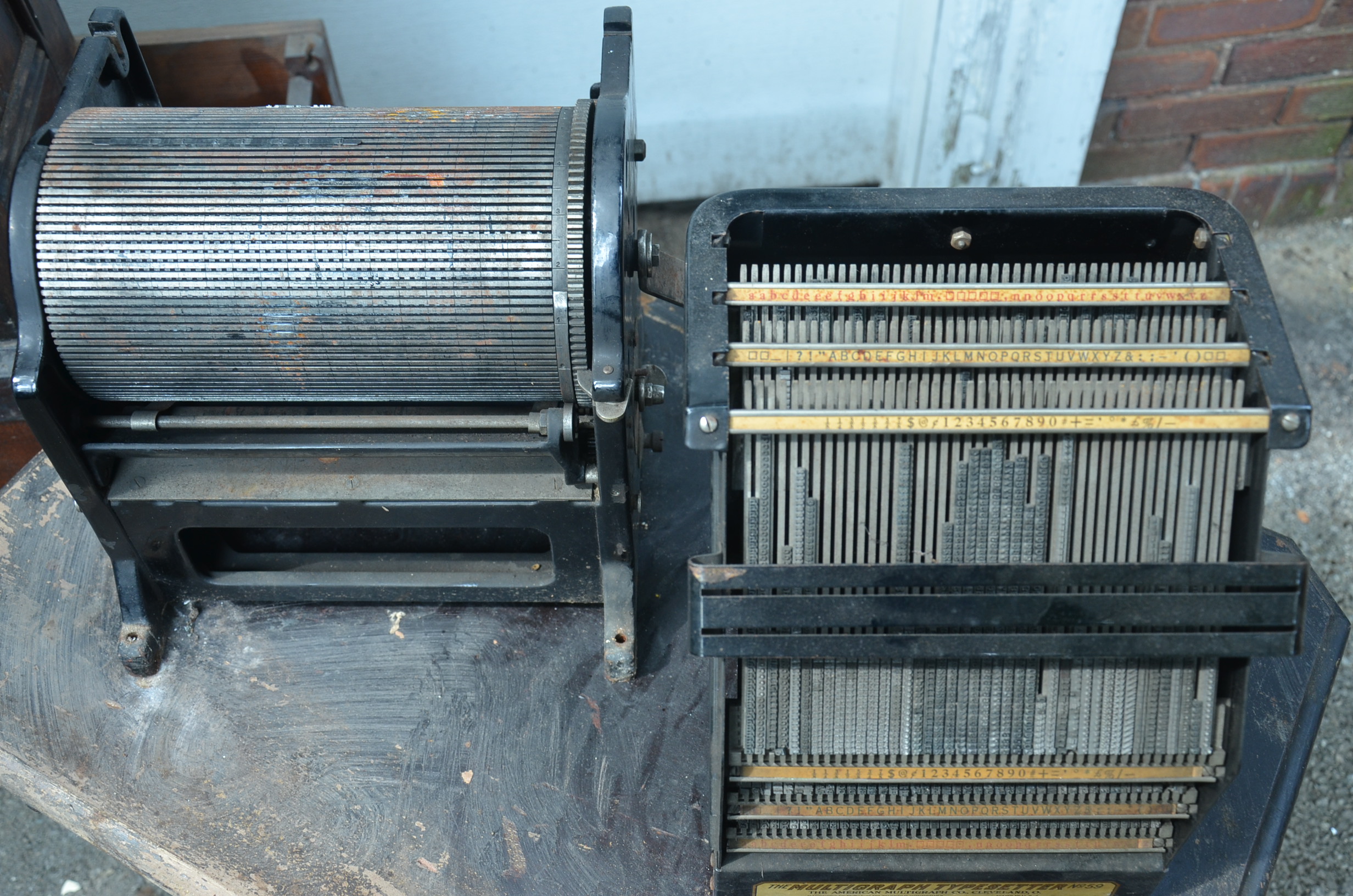 Antique Amberg Patented Letter File Cabinet