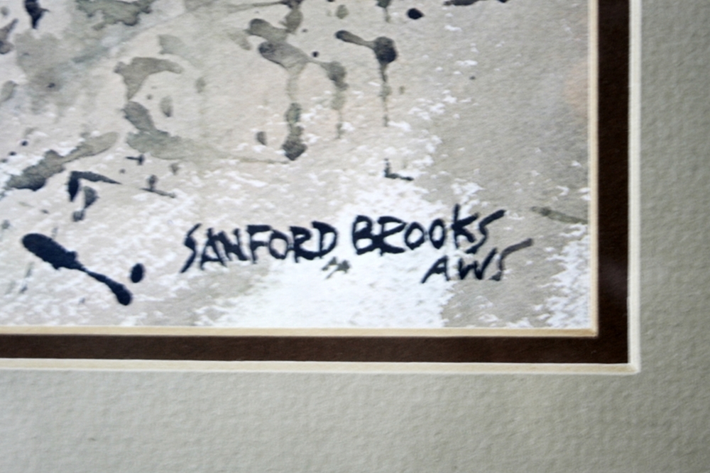 Sanford Brooks Watercolor 