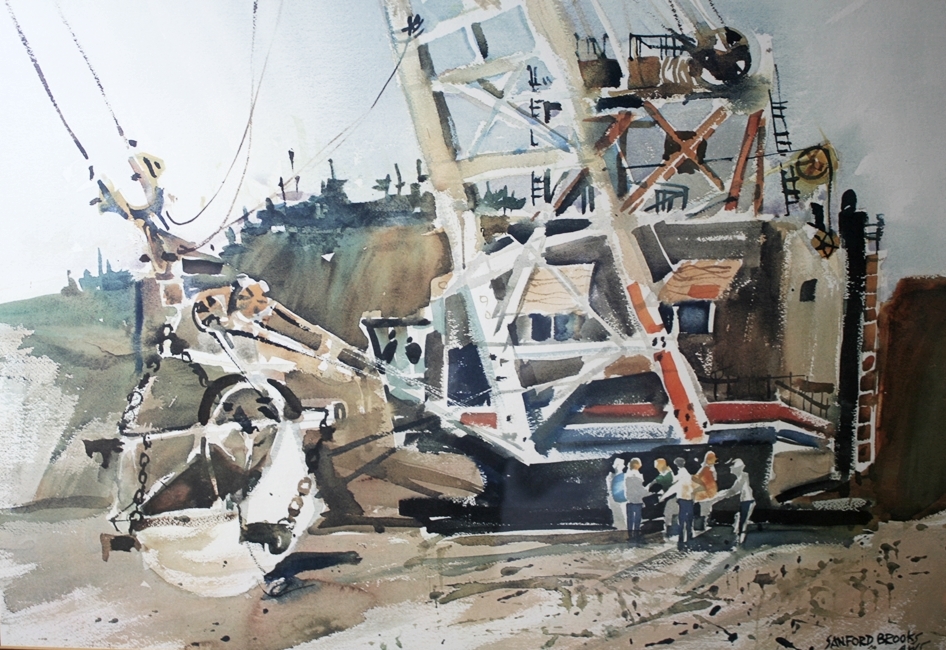 Sanford Brooks Watercolor 