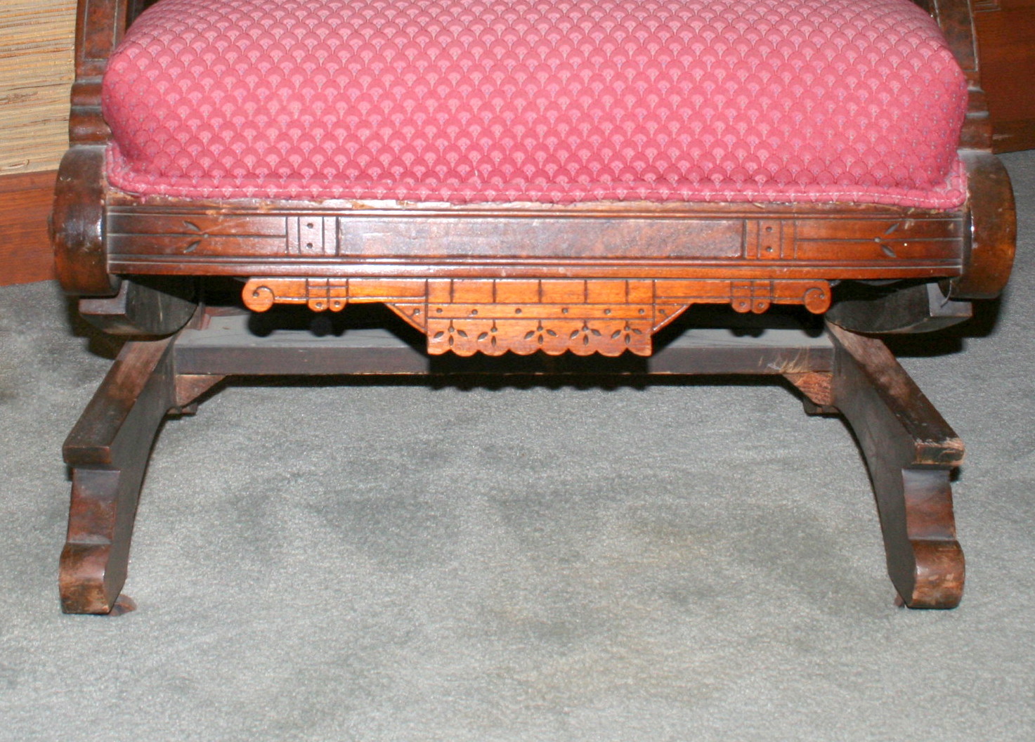 Antique Eastlake Platform Rocking Chair