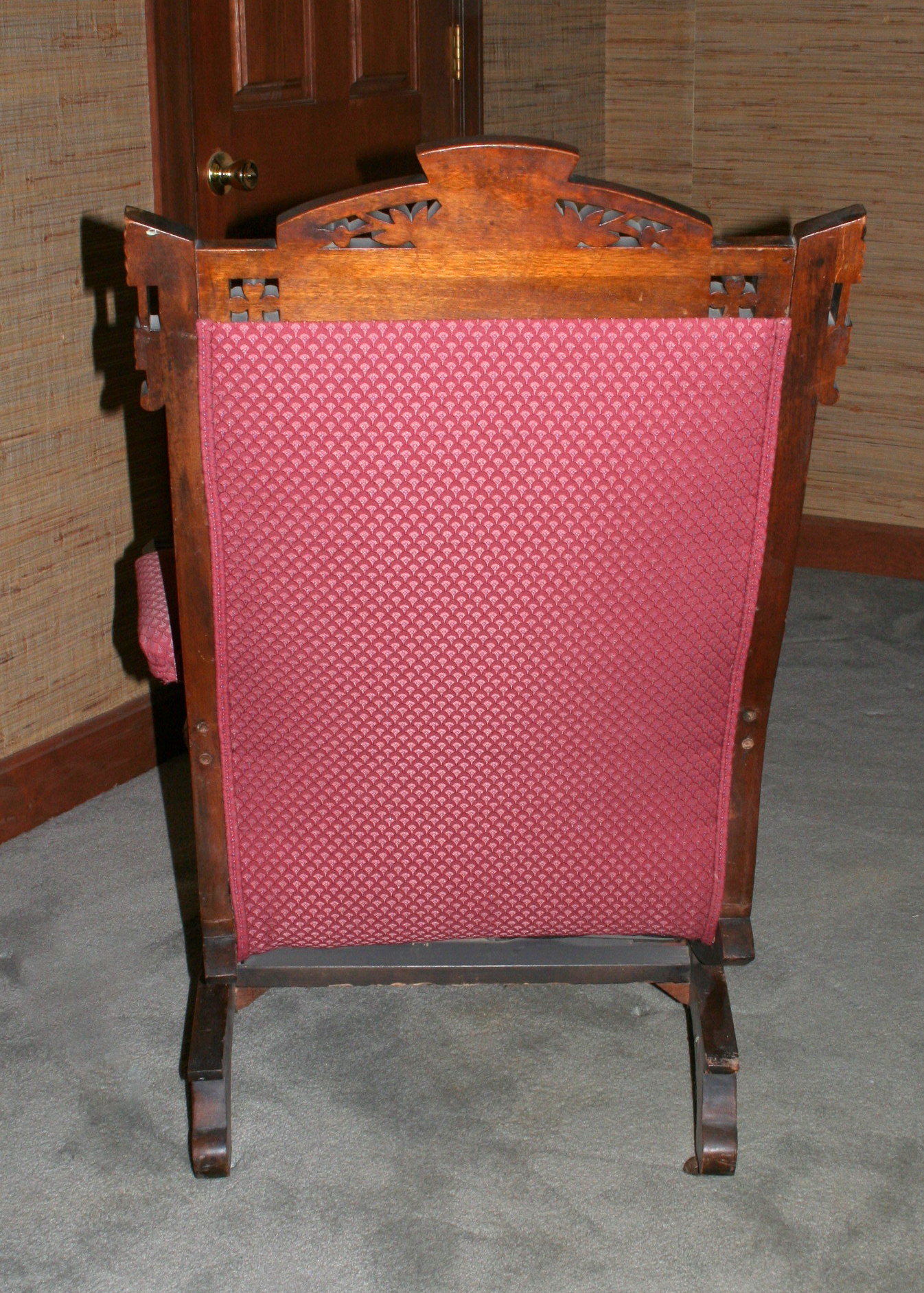 Antique Eastlake Platform Rocking Chair