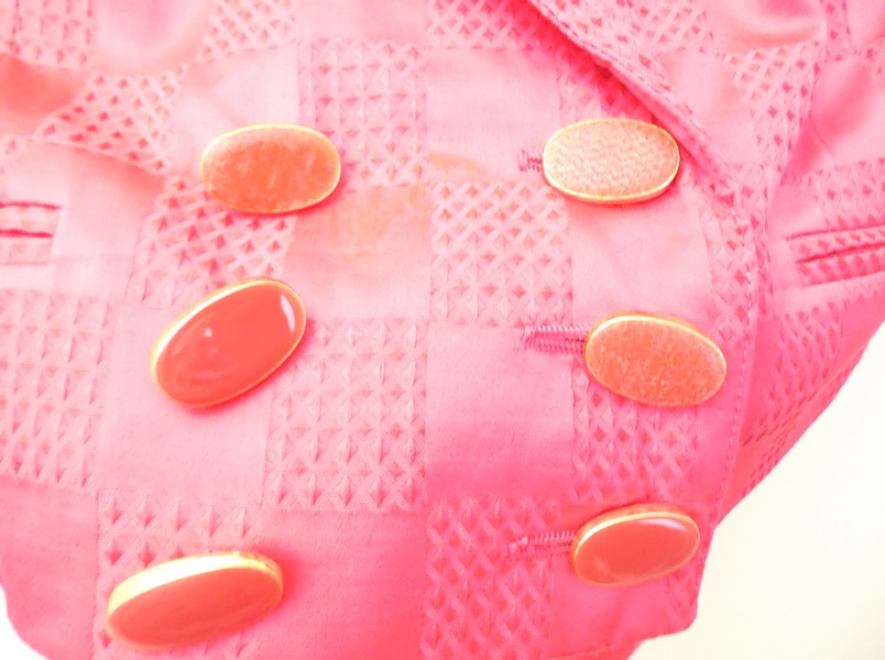 Vintage Louis Feraud Fuchsia Suit