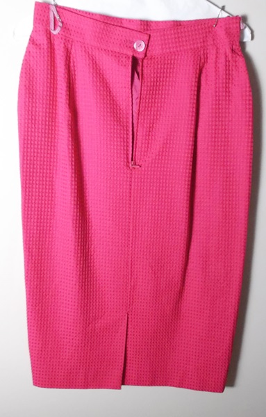 Vintage Louis Feraud Fuchsia Suit