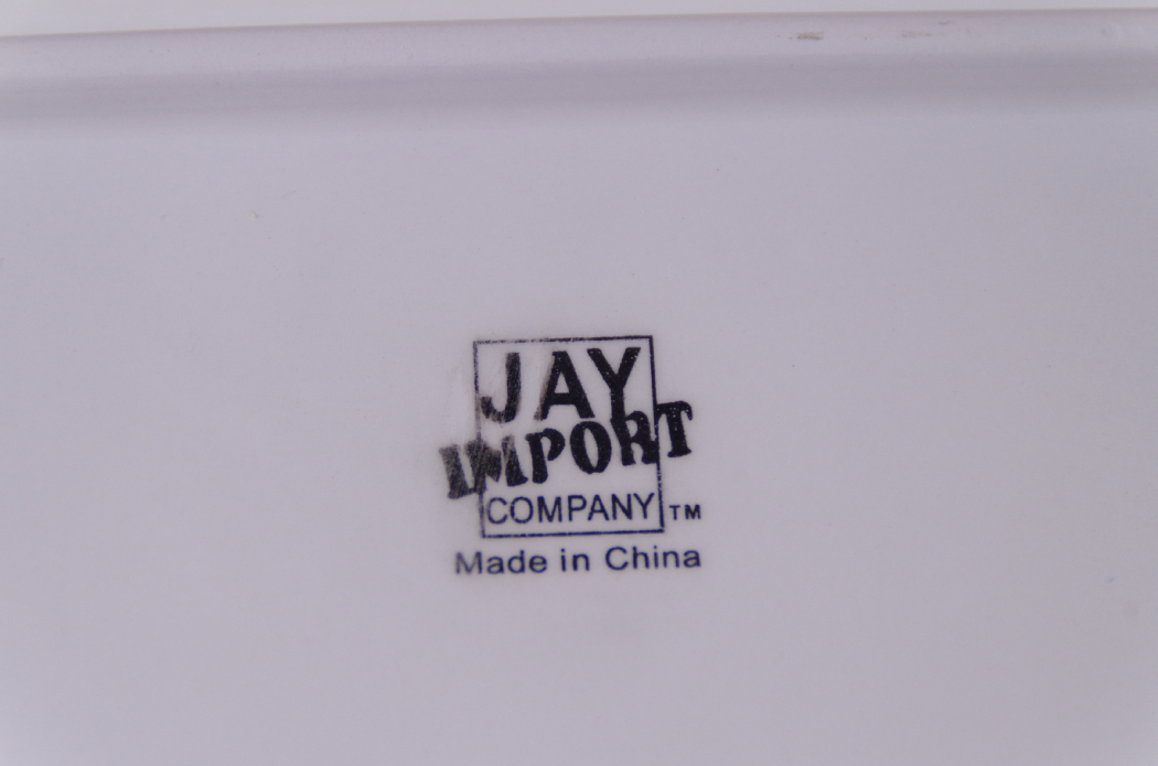 Set of Hand-Painted Serving Platters