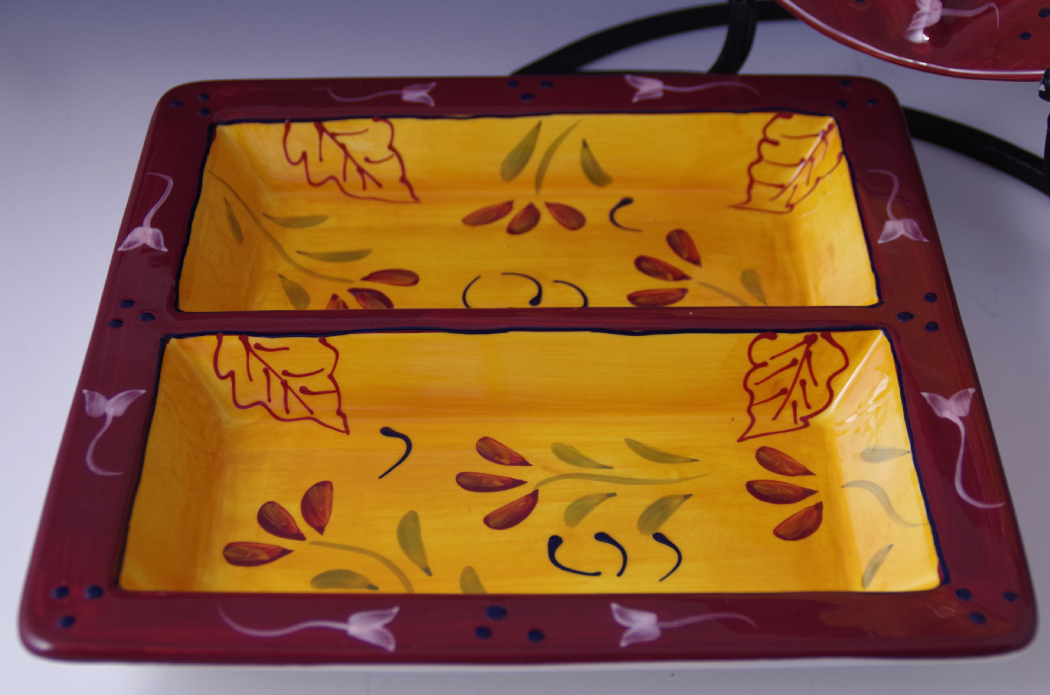 Set of Hand-Painted Serving Platters