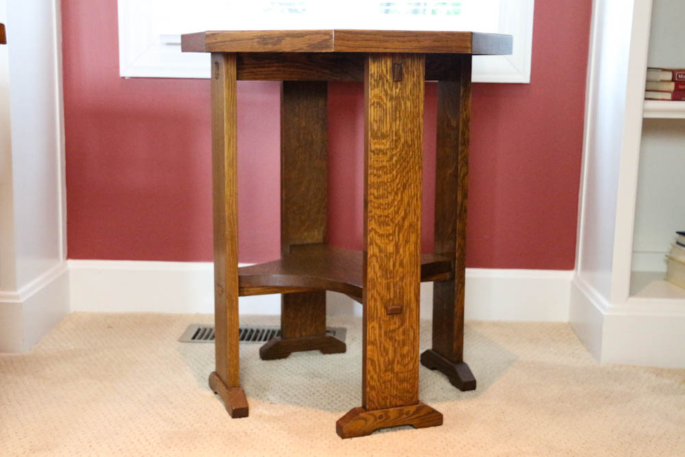 Stickley Mission Collection Octagonal Side Table