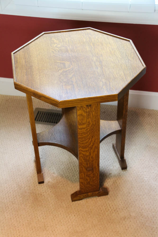 Stickley Mission Collection Octagonal Side Table