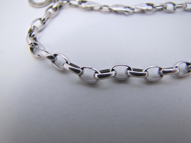 14K White Gold Bracelet with Diamond Heart Charm