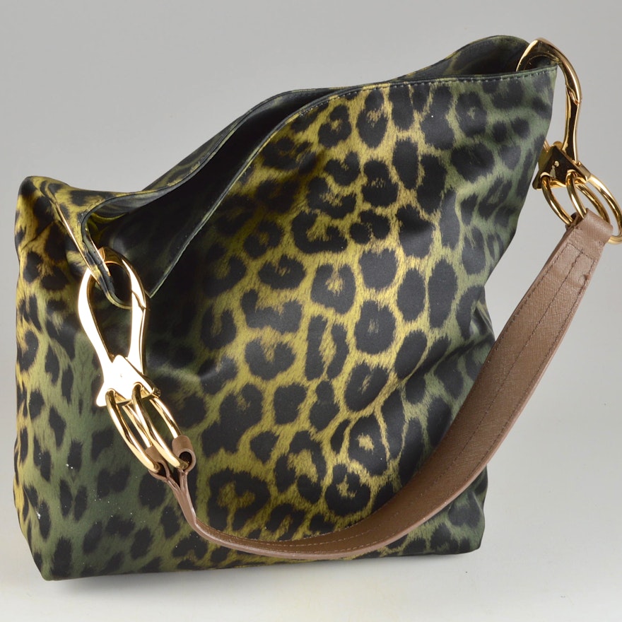 JPK Paris 75 Leopard Print Shoulder Bag 