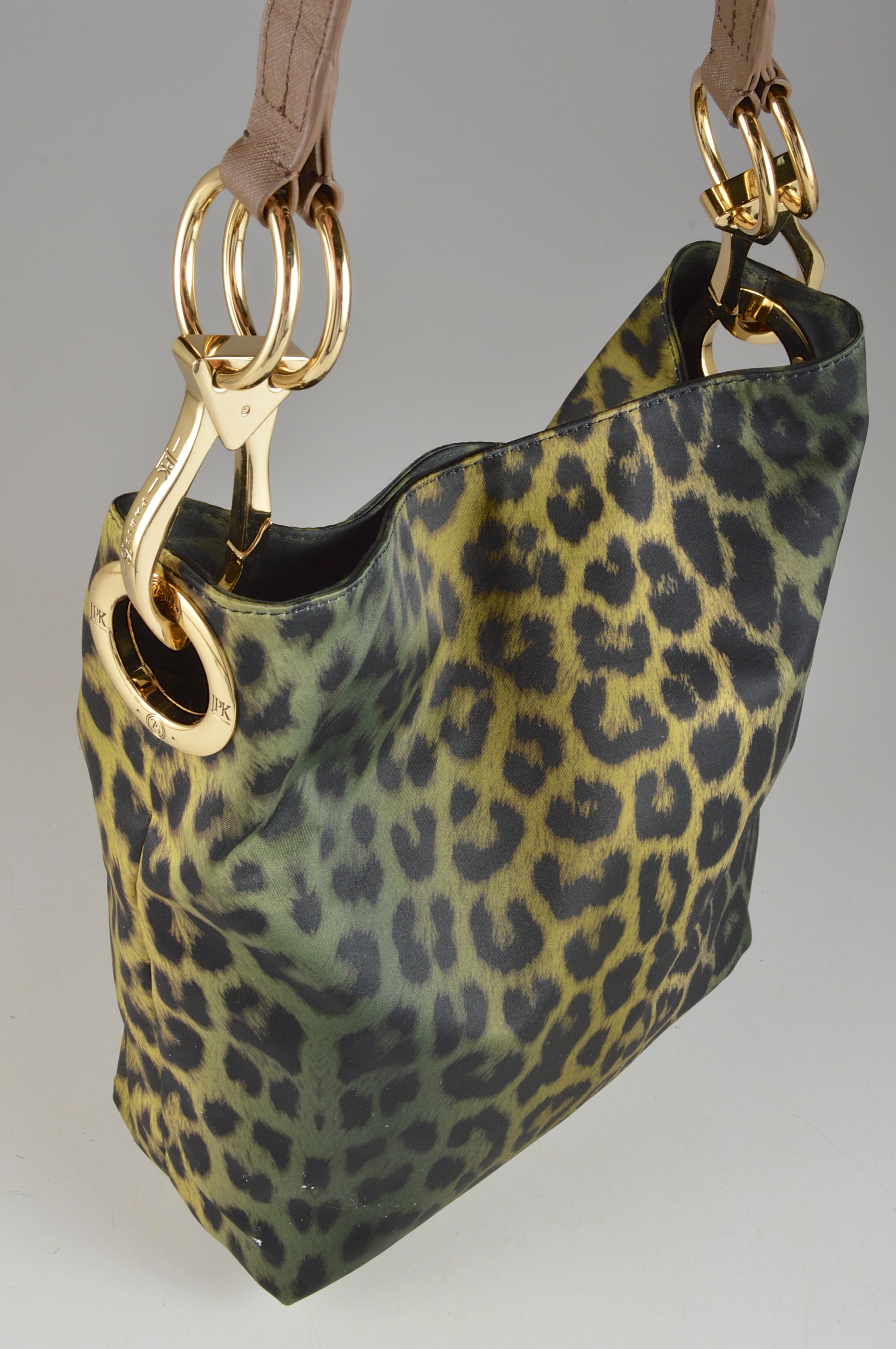 JPK Paris 75 Leopard Print Shoulder Bag 