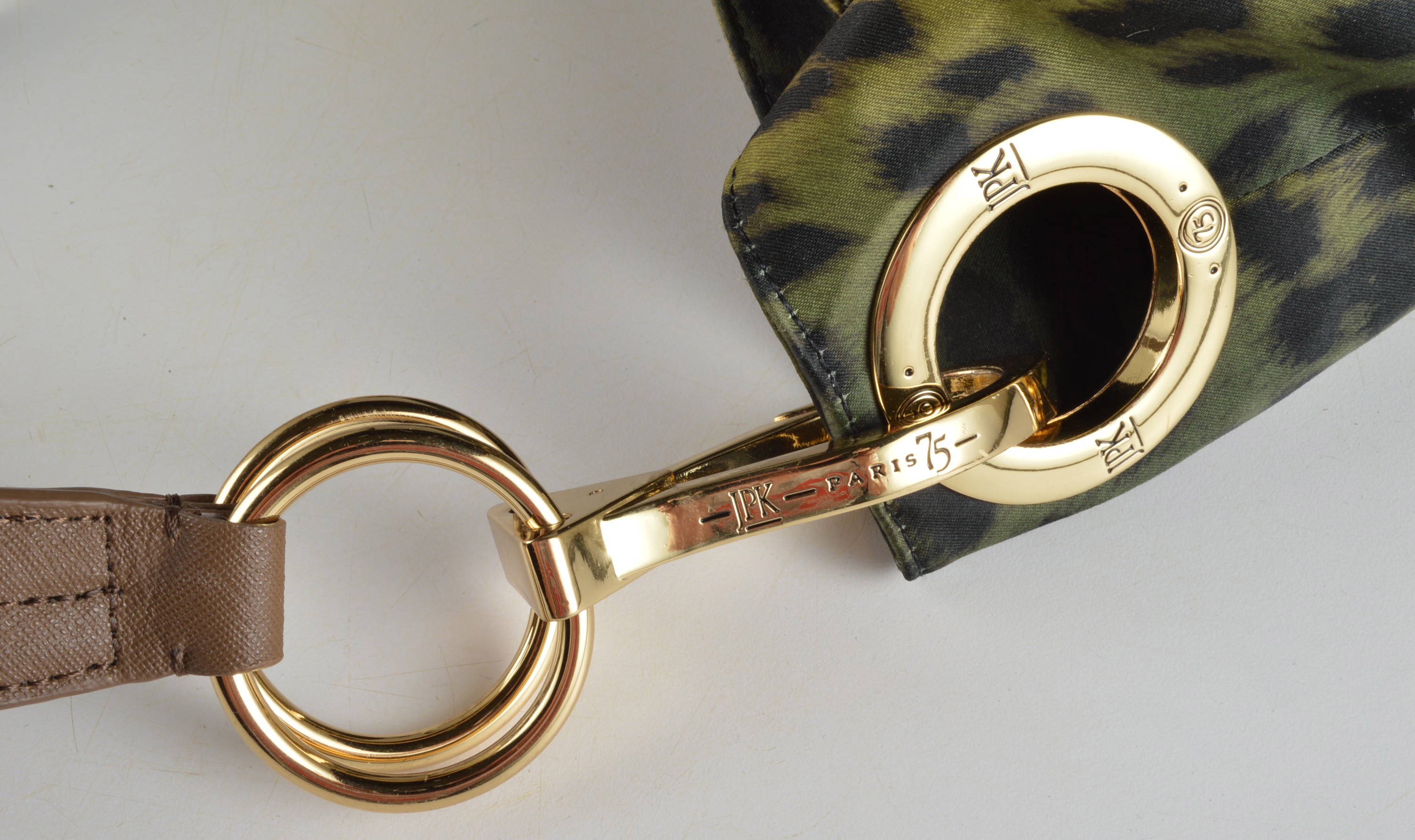 JPK Paris 75 Leopard Print Shoulder Bag 