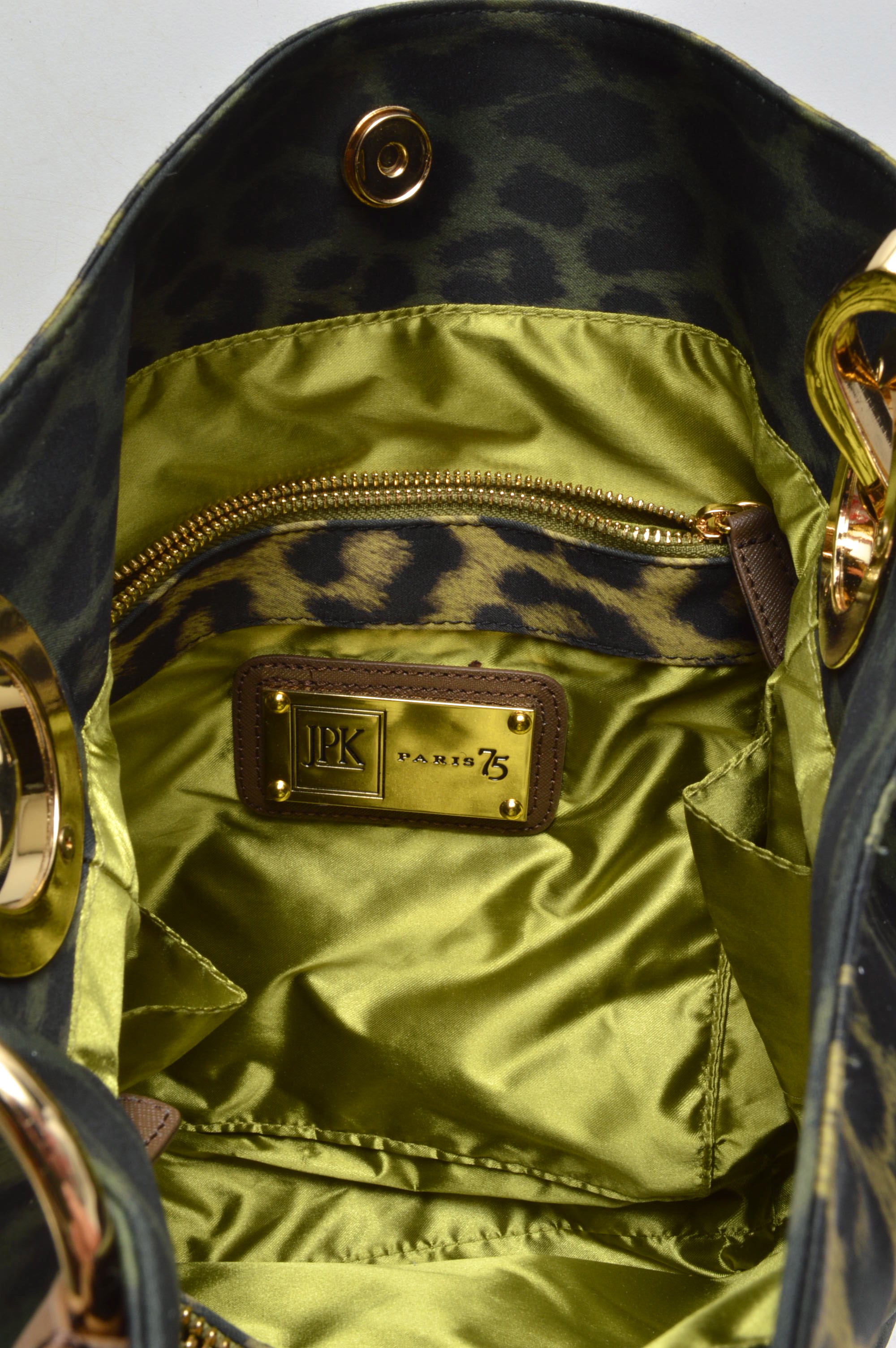 JPK Paris 75 Leopard Print Shoulder Bag 